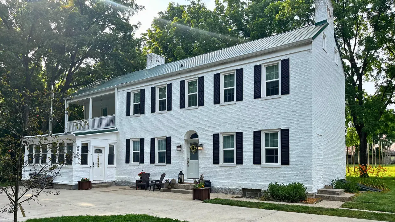 Premium gutter and roof installation on a beautiful home